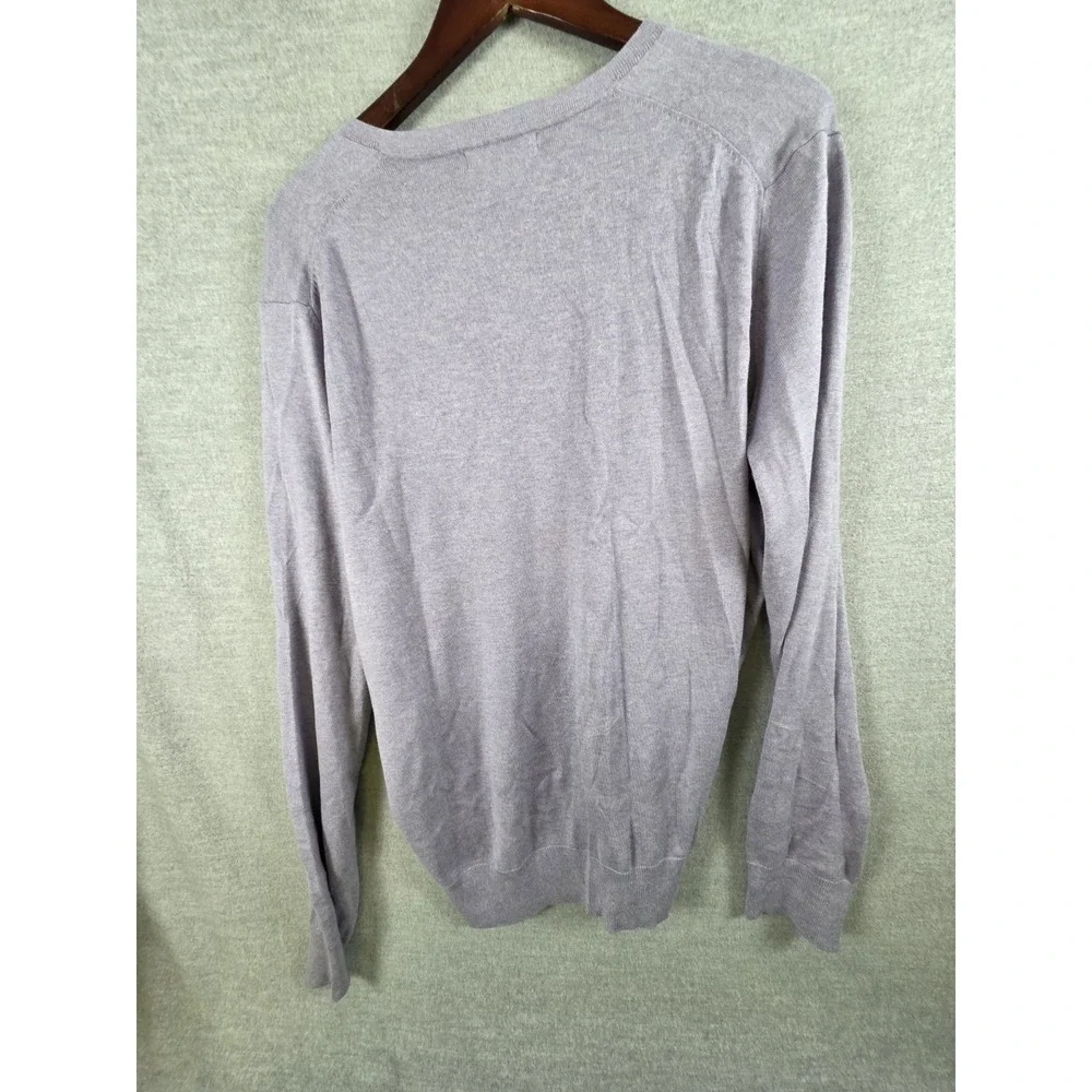 Banana Republic Luxury Silk Cotton Cashmere Blend Lavender Sweater Men's Size L